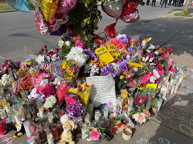 Memorial at Tops Market on Jefferson