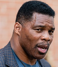 The campaign of Herschel Walker publicly acknowledged this week that the Republican Senate candidate has a second son with a woman who was not his wife.
Mandatory Credit:	Elijah Nouvelage/Bloomberg/Getty Images