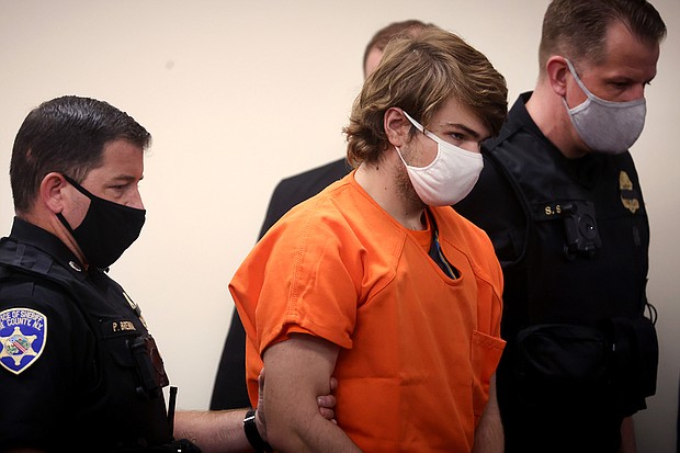 Alleged mass shooter Payton S. Gendron faces multiple federal hate crime charges carrying the potential of the death penalty in the killing of 10 people last month at a Buffalo, New York, supermarket, the US Justice Department said on June 15.
Mandatory Credit:	Scott Olson/Getty Images