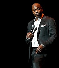 Comedian Dave Chappelle has announced that, contrary to previous plans, the student theater at his alma mater, Duke Ellington School of the Arts in Washington, D.C., will not bear his name.
Mandatory Credit:	Shannon Finney/Getty Images