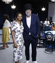 Honoree Dr. Melanie Johnson, CAR president & CEO Dr. Bob Sanborn