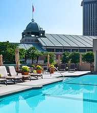 Windsor Court Hotel Roof Top Pool