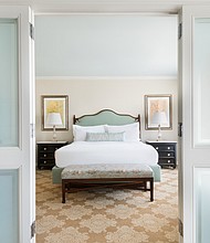 Windsor Court Hotel King Suite Bedroom