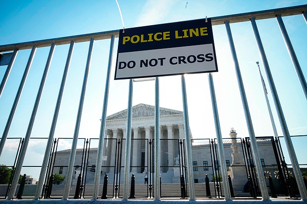 Within weeks, the Supreme Court will issue an opinion in a blockbuster abortion case that will give the conservative majority the opportunity to reverse the court precedent enshrining a right to the procedure, and pictured, U.S. Supreme Court on June 1,  in Washington, DC.
Mandatory Credit:	Drew Angerer/Getty Images