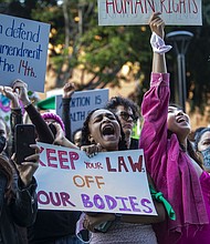 Now that the Supreme Court has overturned Roe v. Wade, 26 states are poised to ban abortion through pre-existing bans or "trigger laws" that will now go into effect without the landmark ruling is no longer in place.
Mandatory Credit: Jill Connelly/Bloomberg via Getty Images