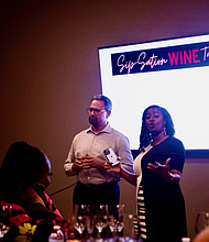 Chaun Vaughn with Carl Chargois