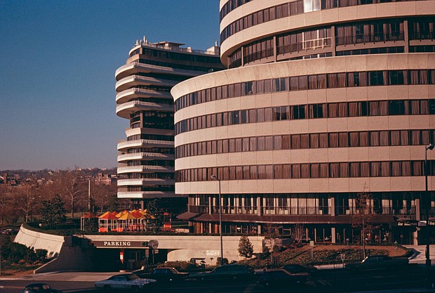 The Watergate office complex in Washington, in 1972.
Mandatory Credit:	Getty Images