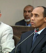 Former Minneapolis Police officer Mohamed Noor, 36, served over three years behind bars for the killing of Justine Ruszczyk.
Mandatory Credit:	WCCO