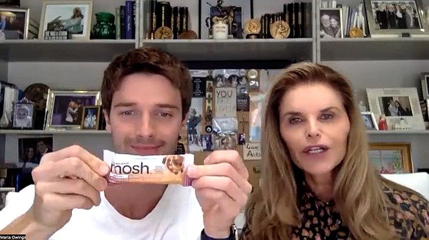 Maria Shriver and Patrick Schwarzenegger are launching a brain health brand called "MOSH."
Mandatory Credit:	HLN