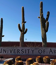 The University of Arizona is waiving tuition and fees for undergraduate students enrolled in one of the state's federally recognized tribes.
Mandatory Credit:	Kirby Lee, via AP