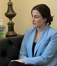 Cassidy Hutchinson, the top aide to former White House chief of staff Mark Meadows, is testifying before the House select committee investigating the January 6 Capitol riot and has a unique perspective in regard to the events of that day.
Mandatory Credit:	Jan 6 hearing committee