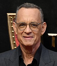 Tom Hanks pictured in London on May 31.
Mandatory Credit:	Justin Tallis/AFP/Getty Images