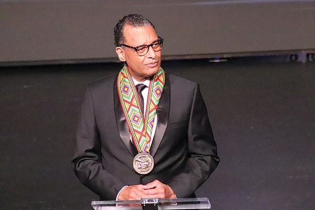 The Rev. A.R. Bernard speaks June 23 after being honored at the “Blessing of the Elders” awards ceremony at the Museum of the Bible in Washington.