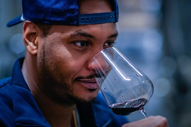 Swapping tip-offs for tipples, these NBA stars are hoping to hit the right notes in the wine industry. Carmelo Anthony began drinking wine in 2005 while playing for the Denver Nuggets.
Mandatory Credit: Ray Vaughn Lucas