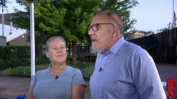 Dr. David Baum, right, describes the horrific scene at the Highland Park shooting as 'Those are wartime injuries'.
Mandatory Credit: CNN