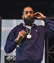 Jurors have reached a verdict in the trial against Eric Ronald Holder Jr., the man accused of killing rapper Nipsey Hussle in 2019, the Los Angeles County District Attorney's office told CNN on July 6.
Mandatory Credit:	Aaron J. Thornton/Getty Images