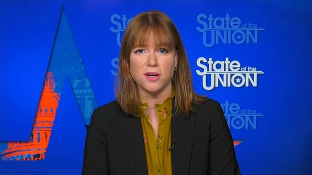 White House communications director Kate Bedingfield is expected to depart her role in the coming weeks, two sources familiar told CNN on July 6.
Mandatory Credit:	CNN