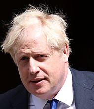 The crisis that UK Prime Minister Boris Johnson is facing right now might be the gravest for his leadership so far -- but it's definitely not the first.
Mandatory Credit:	Henry Nicholls/Reuters