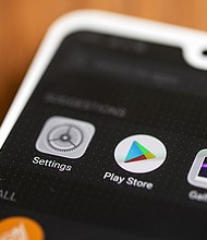 US Android app developers will be able to claim money from a new $90 million fund Google will establish as part of a wider settlement with app makers over the tech giant's app store practices, the company said on July 1.
Mandatory Credit:	Justin Chin/Bloomberg/Getty Images