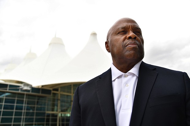 Phil Washington, CEO of Denver International Airport, in June 2021 at the airport in Denver, Colorado. The White House announced that President Joe Biden is nominating Phil Washington to lead the Federal Aviation Administration. If confirmed, he would be the first Black permanent administrator of the agency.
Mandatory Credit:	Hyoung Chang/MediaNews Group/The Denver Post/Getty Images