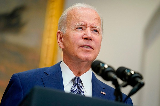 President Joe Biden will celebrate gun safety legislation Monday with mass shooting survivors.
Mandatory Credit:	Evan Vucci/AP
