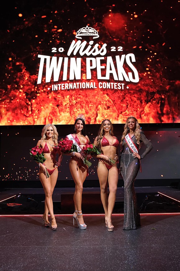 Twin Peaks Restaurant held its annual Miss Twin Peaks International Contest at Texas Live! in Arlington, Texas where Amanda Medrano …