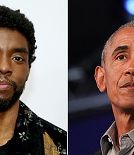 Late "Black Panther" actor Chadwick Boseman and former US President Barack Obama were nominated for their first Emmys on July 12.
Mandatory Credit: Getty Images