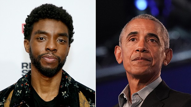 Late "Black Panther" actor Chadwick Boseman and former US President Barack Obama were nominated for their first Emmys on July 12.
Mandatory Credit: Getty Images