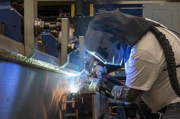 The Producer Price Index, hit 11.3% in June compared to the same period a year ago, according to data released by the Bureau of Labor Statistics, and pictured, an employee in Sacramento, California, on Sept. 28, 2021.
Mandatory Credit:	David Paul Morris/Bloomberg/Getty Images
