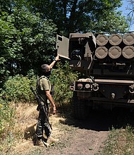 In the past week, there have been enormous explosions in several occupied areas in the Donetsk, Luhansk, Zaporizhzhia and Kherson regions.
Mandatory Credit:	Anastasia Vlasova/The Washington Post/Getty Images