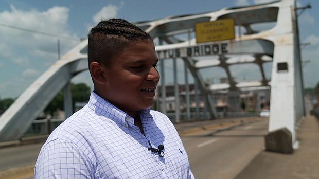 Late Congressman John Lewis' legacy lives on in his friendship with 14-year-old fan Tybre Faw after Faw met Lewis four years ago walking across the Edmund Pettus Bridge for Bloody Sunday, a 1965 march for voting rights in Selma, Alabama.
Mandatory Credit:	CNN