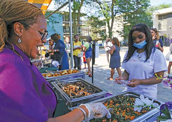 Local Lunchbox Chicago has partnered with the Obama Foundation to bring meals to children during the summer months. On Thursday, July 7, the Obama Foundation hosted an event for local organizations to sample food from local vendors. Photo provided by The Obama Foundation