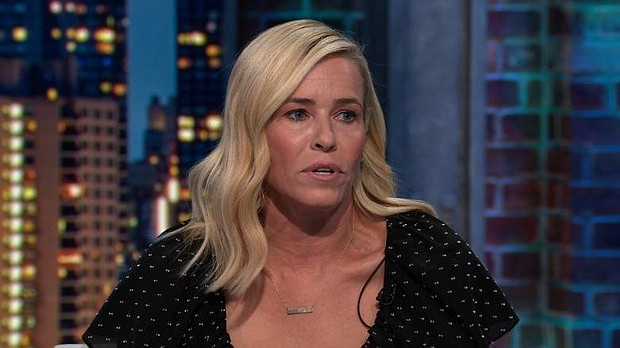 Chelsea Handler wrote on her own Instagram account Monday that her and Jo Koy are taking a break from their relationship. Handler is pictured here in a 2019 interview.
Mandatory Credit:	CNN