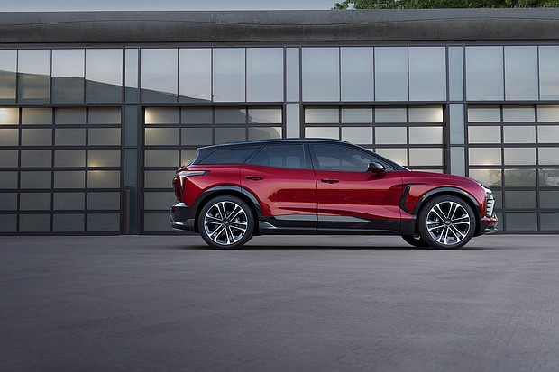 General Motors revealed a new electric mid-sized SUV, the Chevrolet Blazer EV, that will go on sale in about a year.
Mandatory Credit:	General Motors