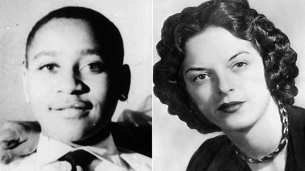 Emmett Till, left, and Carolyn (Bryant) Donham. The white woman who accused Emmett Till of making advances toward her says the Black teen admitted it was him when her husband and two other men brought Emmett to her, according to a 99-page unpublished draft memoir obtained by CNN.
Mandatory Credit:	Associated Press