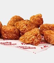 KFC is testing out new chicken nuggets for a limited time.
Mandatory Credit:	KFC