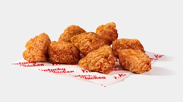 KFC is testing out new chicken nuggets for a limited time.
Mandatory Credit:	KFC