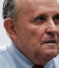 A New York judge has ordered Rudy Giuliani to testify in August as a witness before the Fulton County, Georgia, grand jury that's investigating Donald Trump's attempts to undermine the 2020 election.
Mandatory Credit:	Spencer Platt/Getty Images