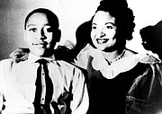 Emmett Till is shown with his mother, Mamie Till Mobley.