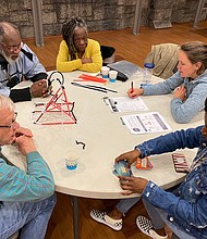 Leaders and allies participate in a weekly Matched Circle session pre-COVID-19. During the pandemic, Circles RVA moved to virtual sessions, but continued to provide attendees nutritional meals thanks to the generosity of meal donors and delivery teams.