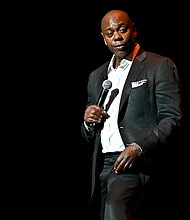 Dave Chappelle speaks onstage at the Duke Ellington School of the Arts on June 20 in Washington, DC. Chappelle's show in Minneapolis was canceled on July 20 hours before his performance.
Mandatory Credit:	Shannon Finney/Getty Images