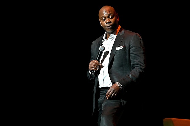 Dave Chappelle speaks onstage at the Duke Ellington School of the Arts on June 20 in Washington, DC. Chappelle's show in Minneapolis was canceled on July 20 hours before his performance.
Mandatory Credit:	Shannon Finney/Getty Images