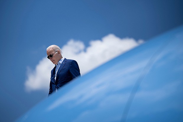 Caption:	President Joe Biden, seen here on July 20, has tested positive for Covid-19.
Mandatory Credit:	Brendan Smialowski/AFP/Getty Images/FILE
