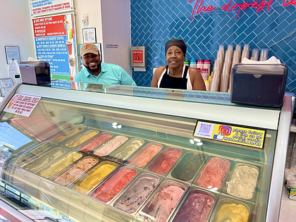 Owner Eddie, his mom Ms. Denise and all of their amazing flavors!
