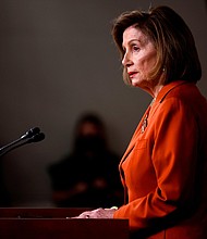 US House of Representatives Speaker Nancy Pelosi is seen here in Washington, DC on June 24. China's warnings against a potential trip by Pelosi to Taipei appeared to have caused concern in Washington last week.
Mandatory Credit:	Chip Somodevilla/Getty Images