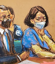 Ghislaine Maxwell has been transferred to a low security federal prison in Florida to continue serving her 20-year sentence for sex trafficking.
Mandatory Credit:	Jane Rosenberg/Reuters