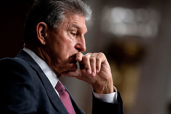Moderate Democratic Sen. Joe Manchin of West Virginia has tested positive for Covid-19, he said in a tweet on Monday.
