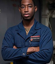 Airman Tre’von Bush  - Photo by Mass Communication Specialist
2nd Class Ethan Carter, Navy
Office of Community Outreach