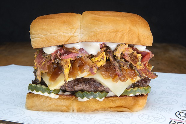 The Uncle Morty burger is the newest creation curated by Sam the Cooking Guy for Dog Haus’ Chef Collaboration series. Dog Haus