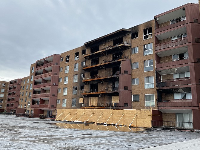 The Small Business Administration set up a Disaster Loan Outreach Center in Calumet City to provide resources to those affected by the May 30 fire at The Park of River Oaks Condominium. Photo provided by Ying Elliott.